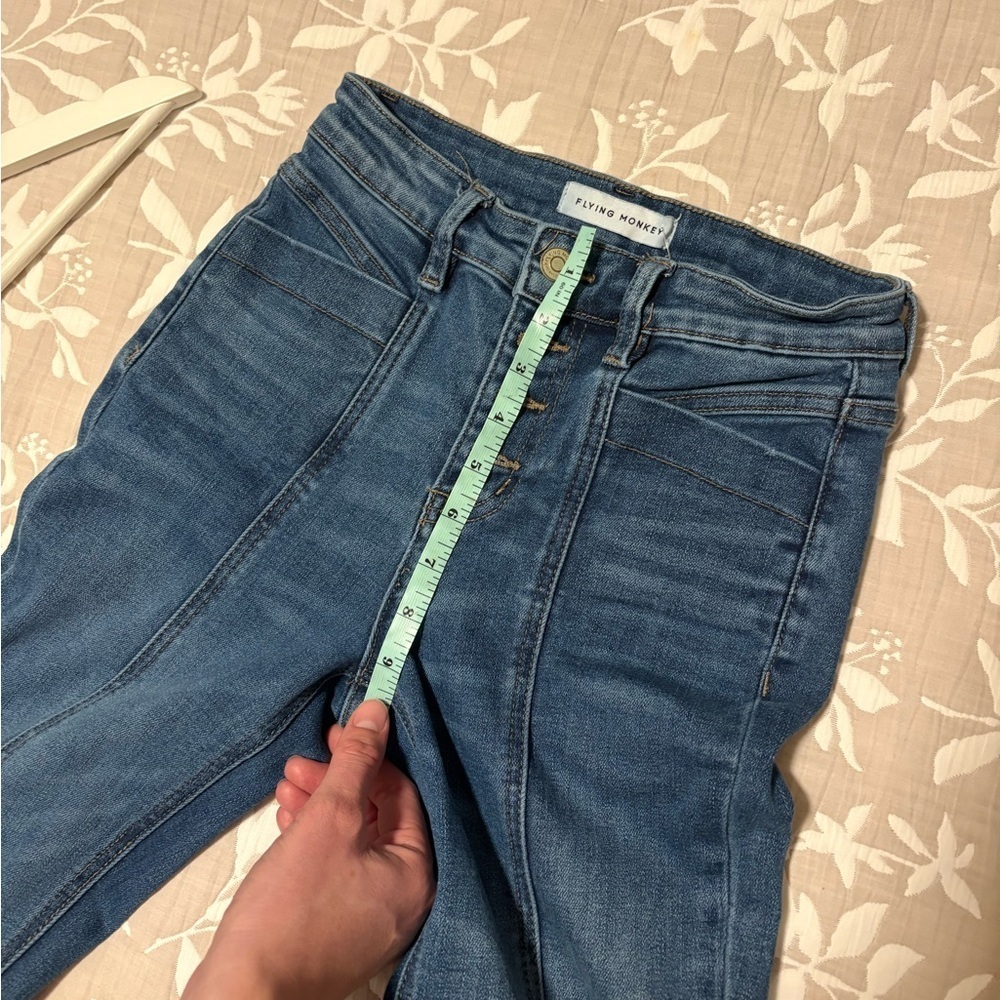 Flying Monkey Blue Flare Leg Jeans - Picture 8 of 8